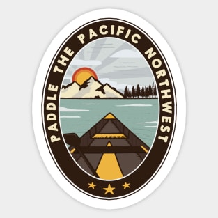 Paddle the Pacific Northwest Sticker